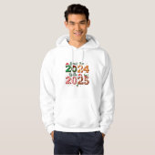 Weihnachten zum Feiertag Auf Wiedersehen 2024 Hall Hoodie (Vorne ganz)