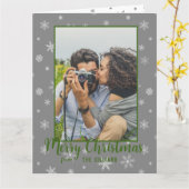 Weihnachten zum Foto Karte (Gelbe Blume)