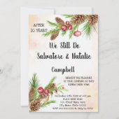 Weihnachten zum Jahrestag der Erneuerung der Stimm Einladung (Vorderseite)