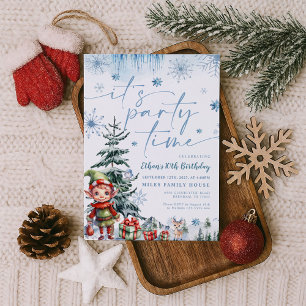 Weihnachten zum Party - Einladung zum Geburtstag