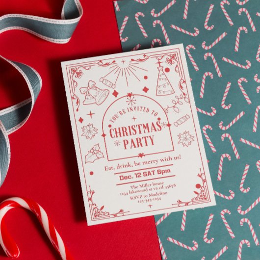 Weihnachten zum Tarot Einladung