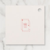 Weihnachten zum Tarot Geschenkanhänger (Rückseite)