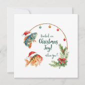 Weihnachten zum Thema Angelfreunde (Vorderseite)