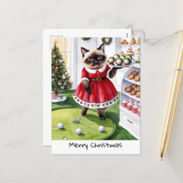 Weihnachten zum Thema Golf für Cat Lover Golfer