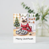 Weihnachten zum Thema Golf für Cat Lover Golfer (Stehend Vorderseite)