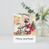 Weihnachten zum Thema Golf für Cat Lover Golfer (Stehend Vorderseite)