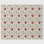 Weihnachten zum Thema Golf für Cat Lover Golfer Geschenkpapier (Flach)