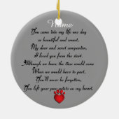 Weihnachten zur Erinnerung an Haustiere Keramik Ornament (Hinten)