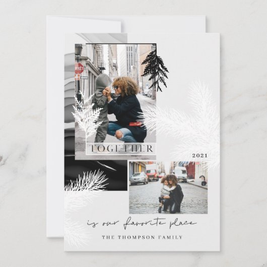 Weihnachten zusammen Modernes Japandi Stil 2 Foto (Vorderseite)