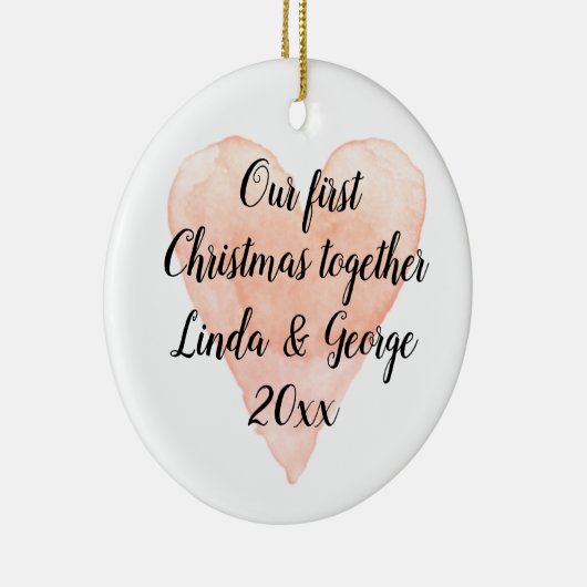 Weihnachten zusammen Weihnachtsbaumschmuck Keramik Ornament (Rechts)