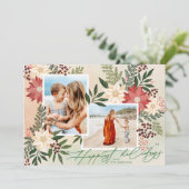 Weihnachten Zwei Fotos glücklichste botanische flo (Stehend Vorderseite)