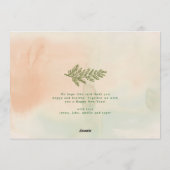 Weihnachten Zwei Fotos glücklichste botanische flo (Rückseite)