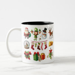 Weihnachten Zweifarbige Tasse