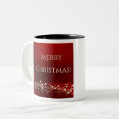 Weihnachten Zweifarbige Tasse (Vorderseite Links)