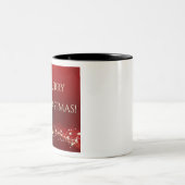 Weihnachten Zweifarbige Tasse (Mittel)
