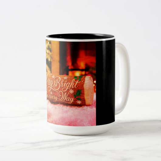 Weihnachten Zweifarbige Tasse (VorderseiteRechts)