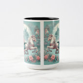 Weihnachten Zweifarbige Tasse (Mittel)