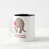 Weihnachten Zweifarbige Tasse (Vorderseite Links)