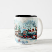 Weihnachten Zweifarbige Tasse (VorderseiteRechts)