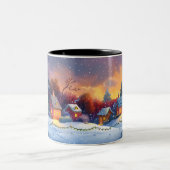 Weihnachten Zweifarbige Tasse (Mittel)