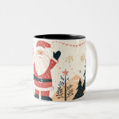 Weihnachten Zweifarbige Tasse (VorderseiteRechts)