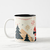 Weihnachten Zweifarbige Tasse (Links)
