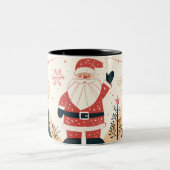 Weihnachten Zweifarbige Tasse (Mittel)