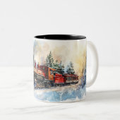 Weihnachten Zweifarbige Tasse (VorderseiteRechts)