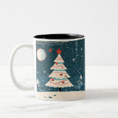 Weihnachten Zweifarbige Tasse (Links)
