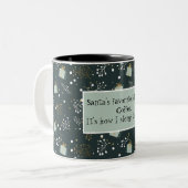 Weihnachten Zweifarbige Tasse (Vorderseite Links)