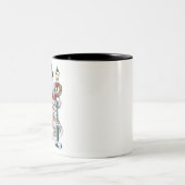 Weihnachten Zweifarbige Tasse (Mittel)