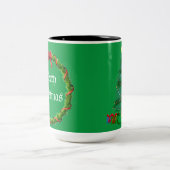 Weihnachten Zweifarbige Tasse (Mittel)