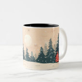 Weihnachten Zweifarbige Tasse (VorderseiteRechts)