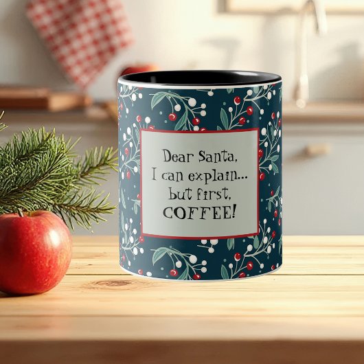 Weihnachten Zweifarbige Tasse