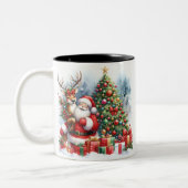 Weihnachten Zweifarbige Tasse (Links)