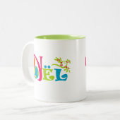 Weihnachten Zweifarbige Tasse (Vorderseite Links)