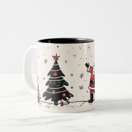 Weihnachten Zweifarbige Tasse