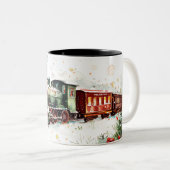 Weihnachten Zweifarbige Tasse (VorderseiteRechts)