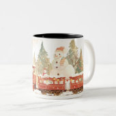 Weihnachten Zweifarbige Tasse (VorderseiteRechts)