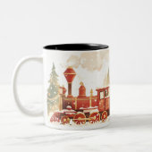 Weihnachten Zweifarbige Tasse (Links)