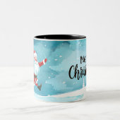Weihnachten Zweifarbige Tasse (Mittel)
