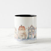 Weihnachten Zweifarbige Tasse (Mittel)