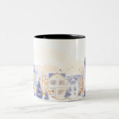 Weihnachten Zweifarbige Tasse (Mittel)