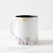 Weihnachten Zweifarbige Tasse (Vorderseite Links)