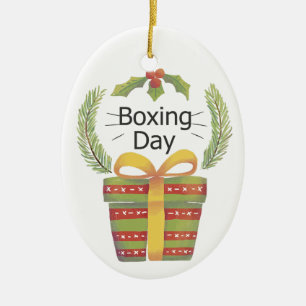 weihnachten zweiter weihnachtsfeiertag keramik ornament