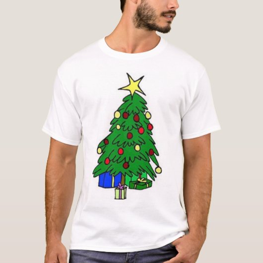 Weihnachtenbaum T-Shirt (Vorderseite)