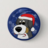 WeihnachtenBernese Gebirgshund Button (Vorderseite)