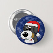 WeihnachtenBernese Gebirgshund Button (Vorne & Hinten)