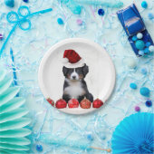 WeihnachtenBernese Gebirgshund Pappteller (Party)