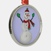 Weihnachtenc$verzierung-weihnachtenSchneemann Ornament Aus Metall (Rechts)